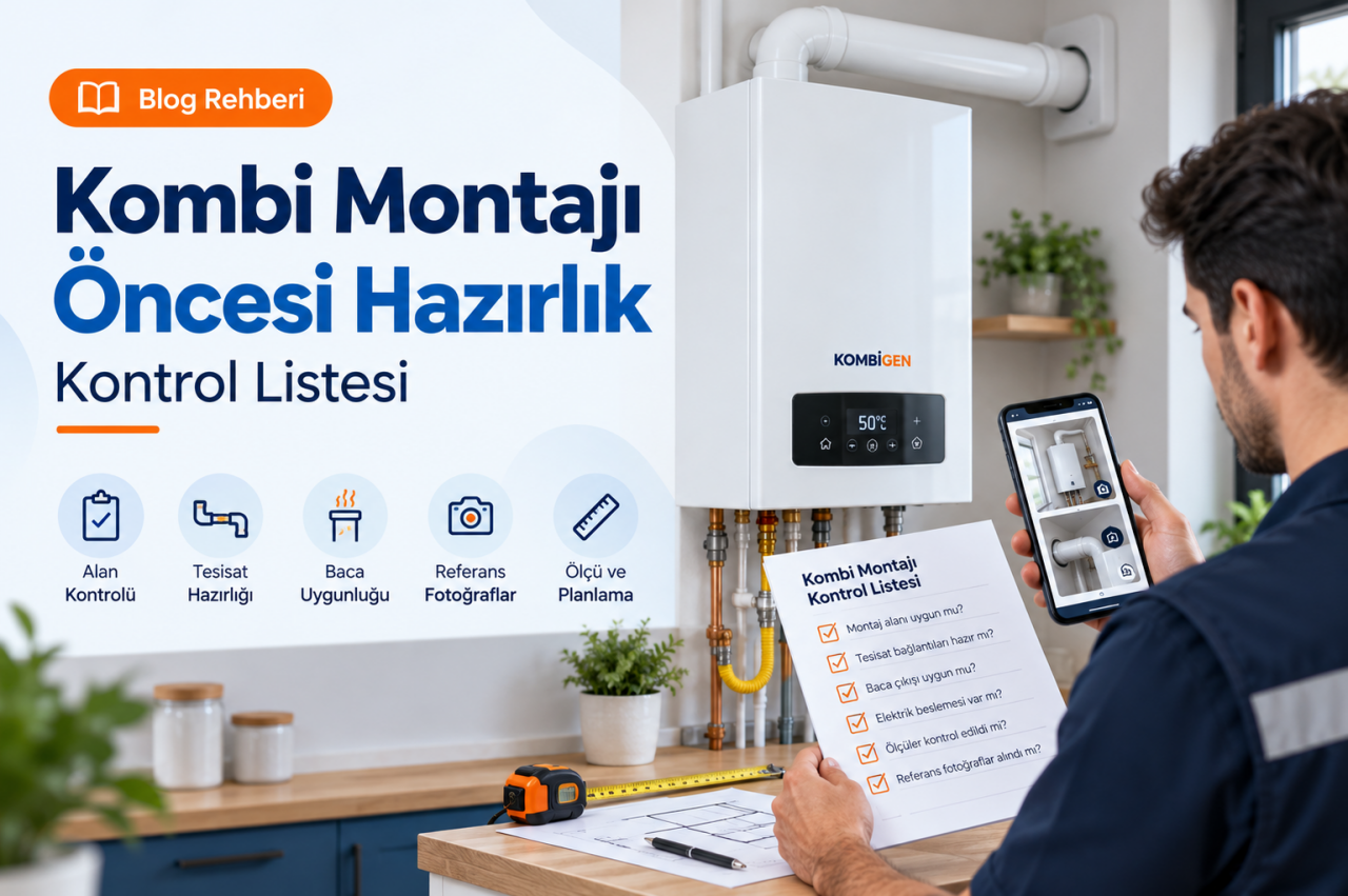 Kombi montajından önce neleri hazırlamalısınız?