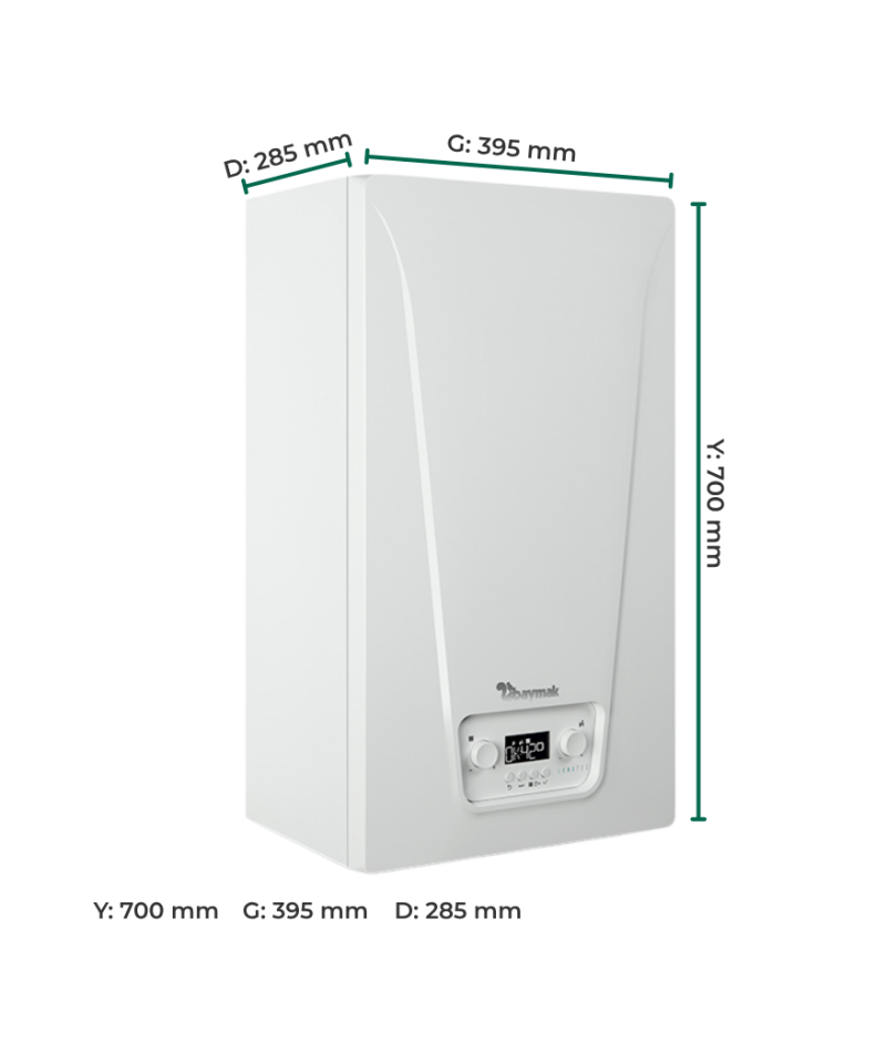 Baymak Lunatec 30 kW Ölçüleri