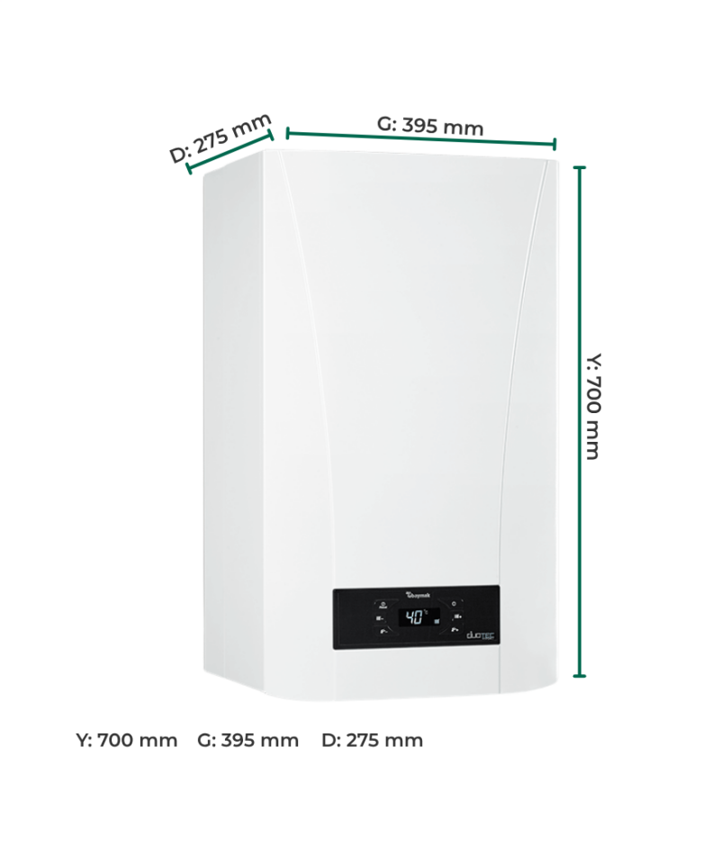 Baymak Duotec Compact 42 kW Boyler Çıkışlı Tam Yoğuşmalı Kombi