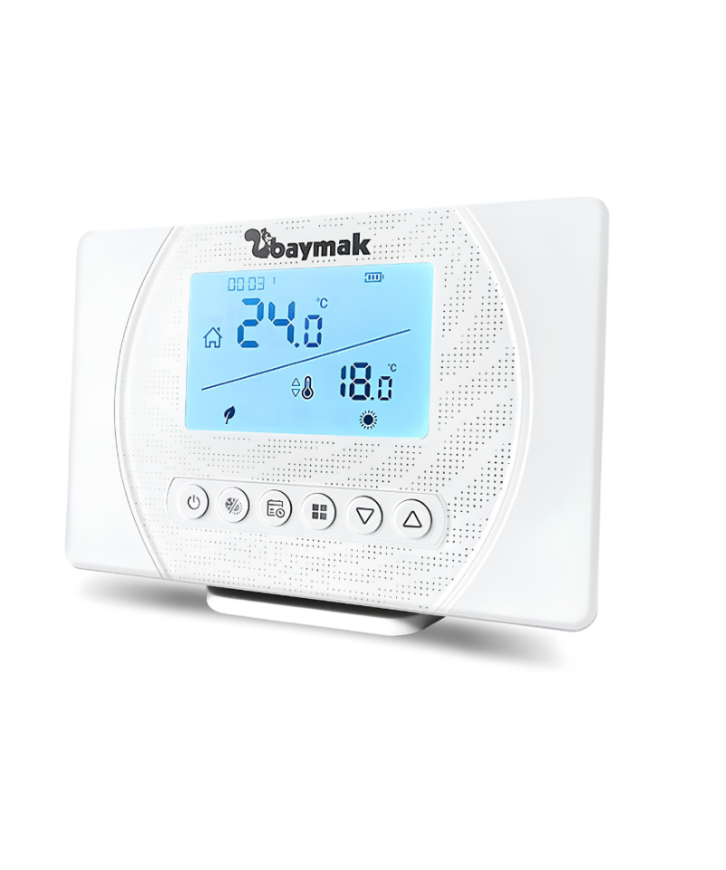 Baymak LOGI PRO S Kablosuz Oda Termostatı Sol Görünüş