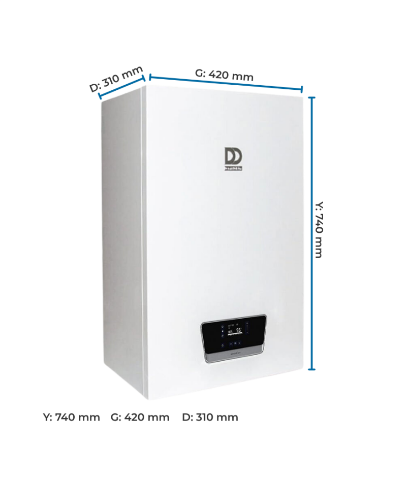 Demirdöküm Nitromix İoni 28 kW Ölçüleri