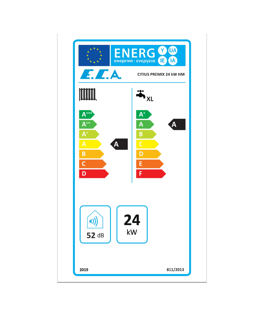 ECA Citius 24 Enerji Etiketi