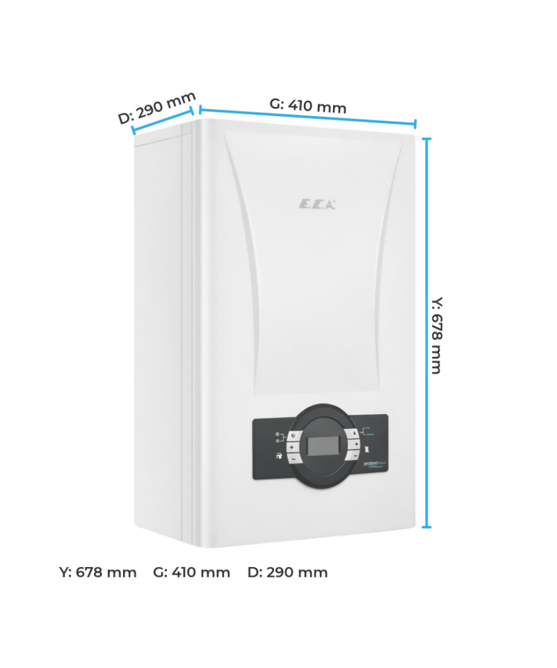ECA Proteus 24 kW Ölçüleri