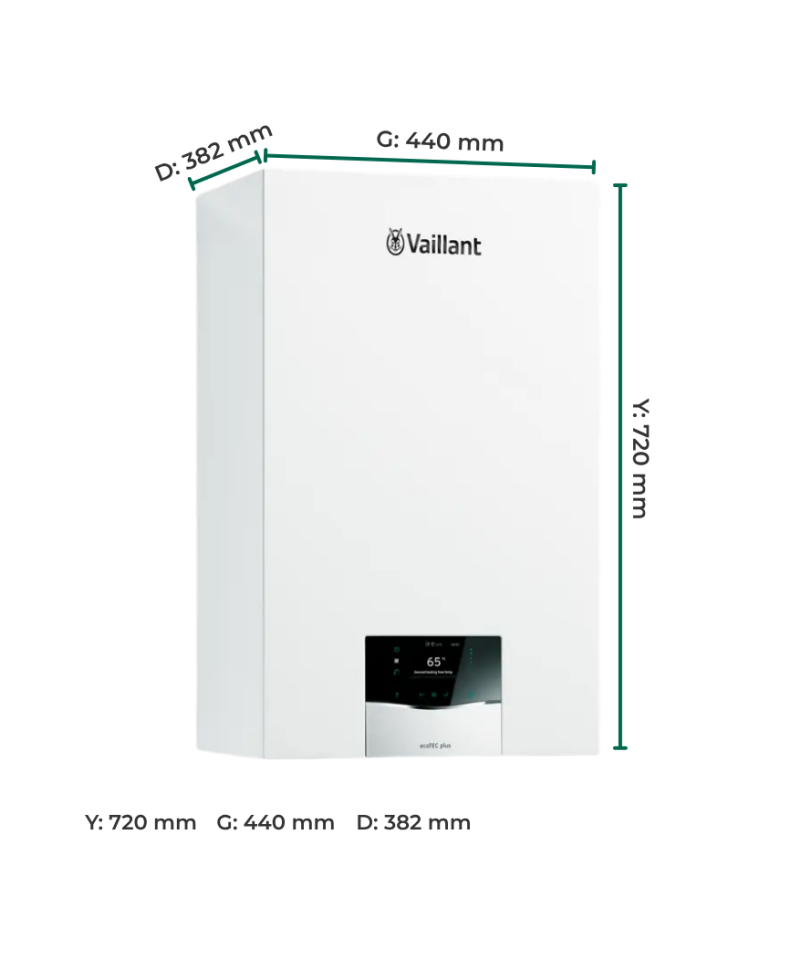 Vaillant Ecotec Plus 36CS Boylerli Ölçüleri