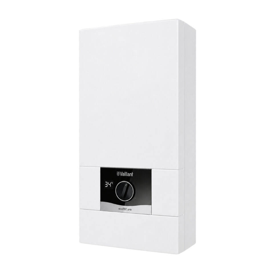Vaillant VED Pro 18/8 18 kW 8 L/dk Trifaze Elektrikli Şofben Sağdan Görünüş
