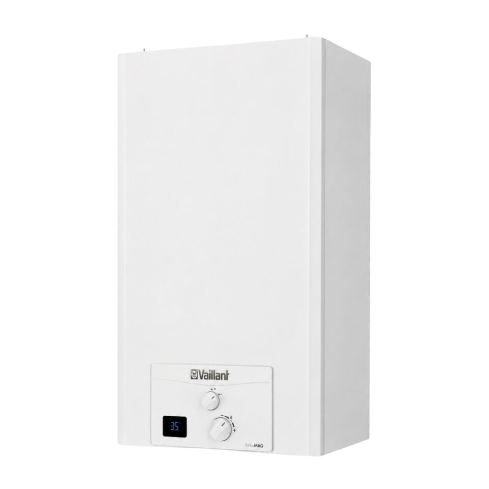 Vaillant turboMAG 125/1 12 L Fanlı Hermetik Doğalgazlı Şofben Sağdan Görünüş