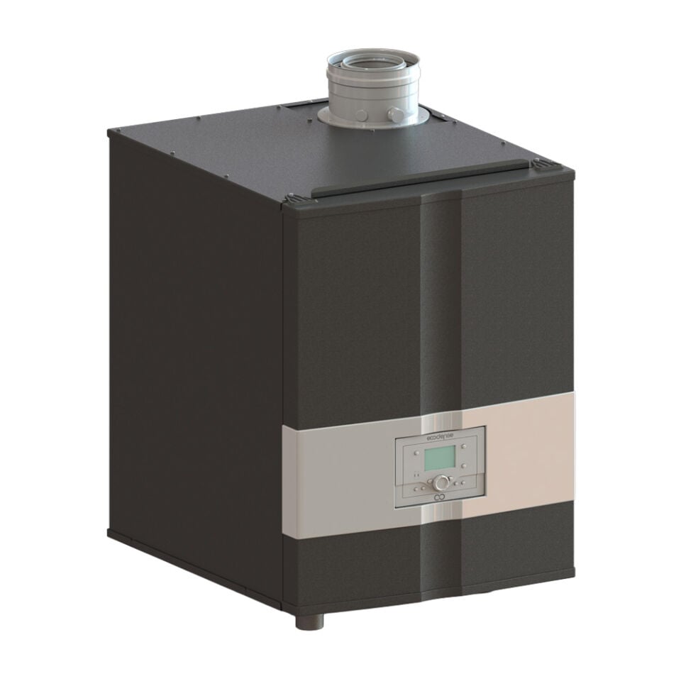 Ecodense WT-SS 55 kW Duvar Tipi Yoğuşmalı Kazan Soldan Görünüş