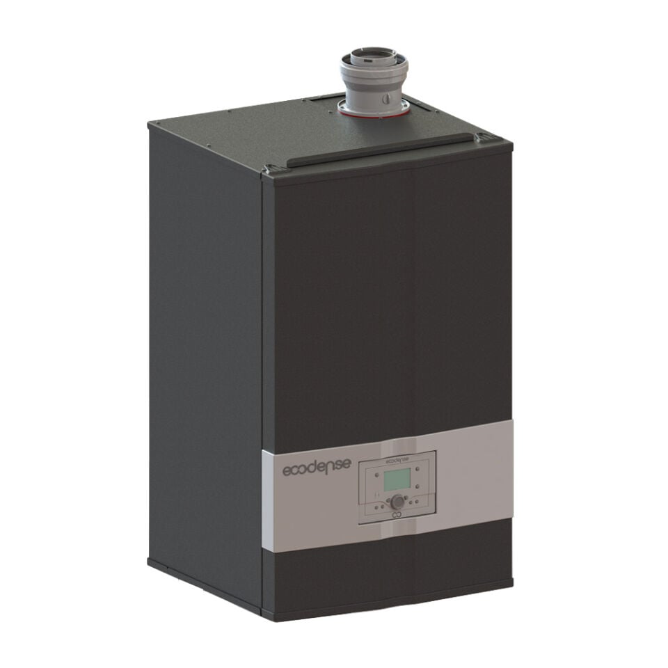 ECODENSE WT-NG 65 kW Duvar Tipi Yoğuşmalı Kazan Soldan Görünüş