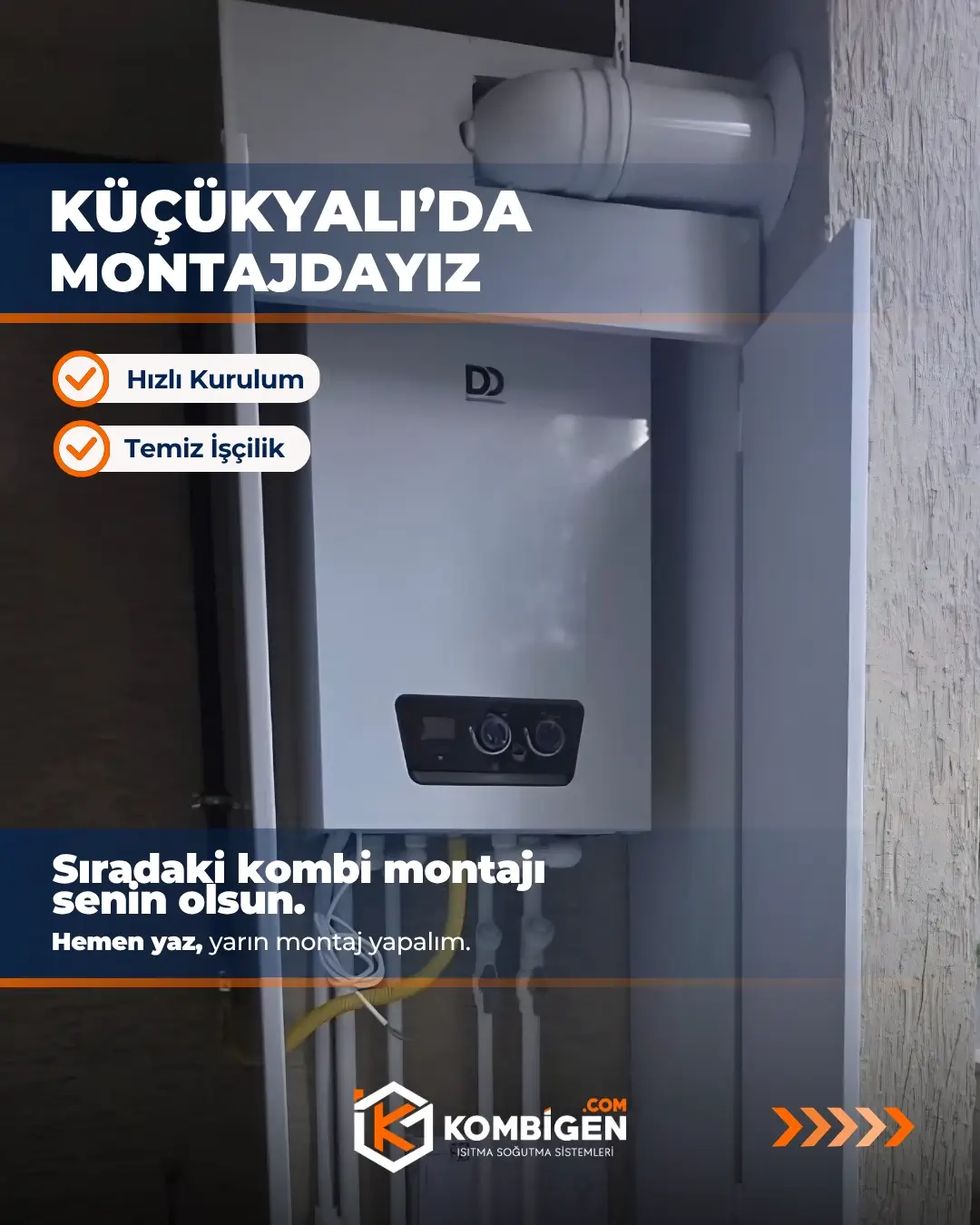 Küçükyalı Kombi Montajı & Değişimi